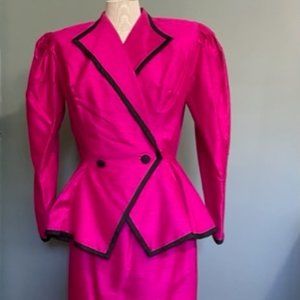 Vintage silk suit